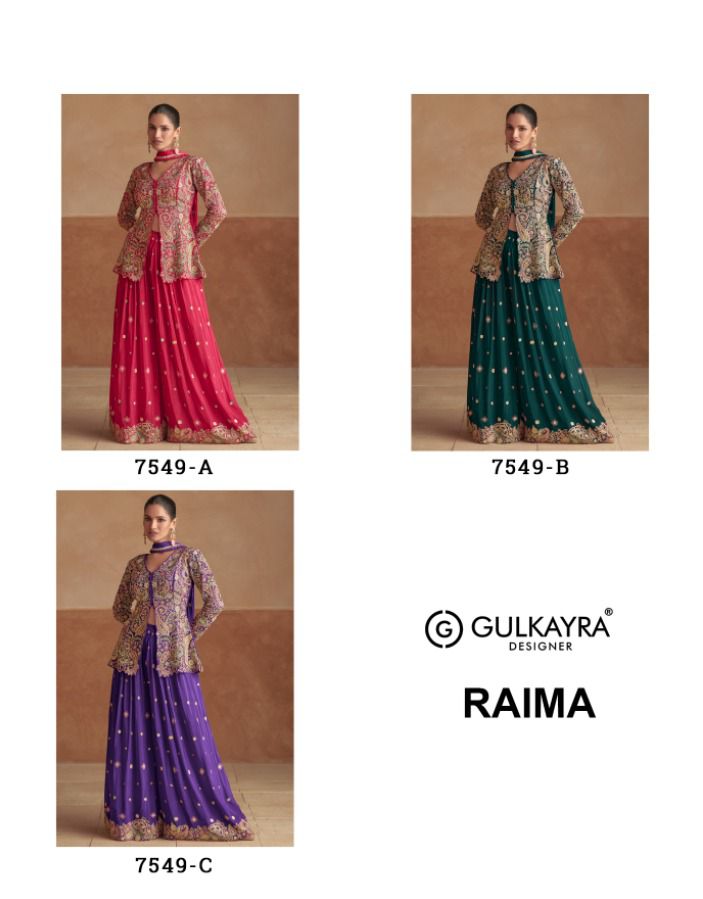 GULKAYRA DESIGNER RAIMA PARTY WEAR GOWNS