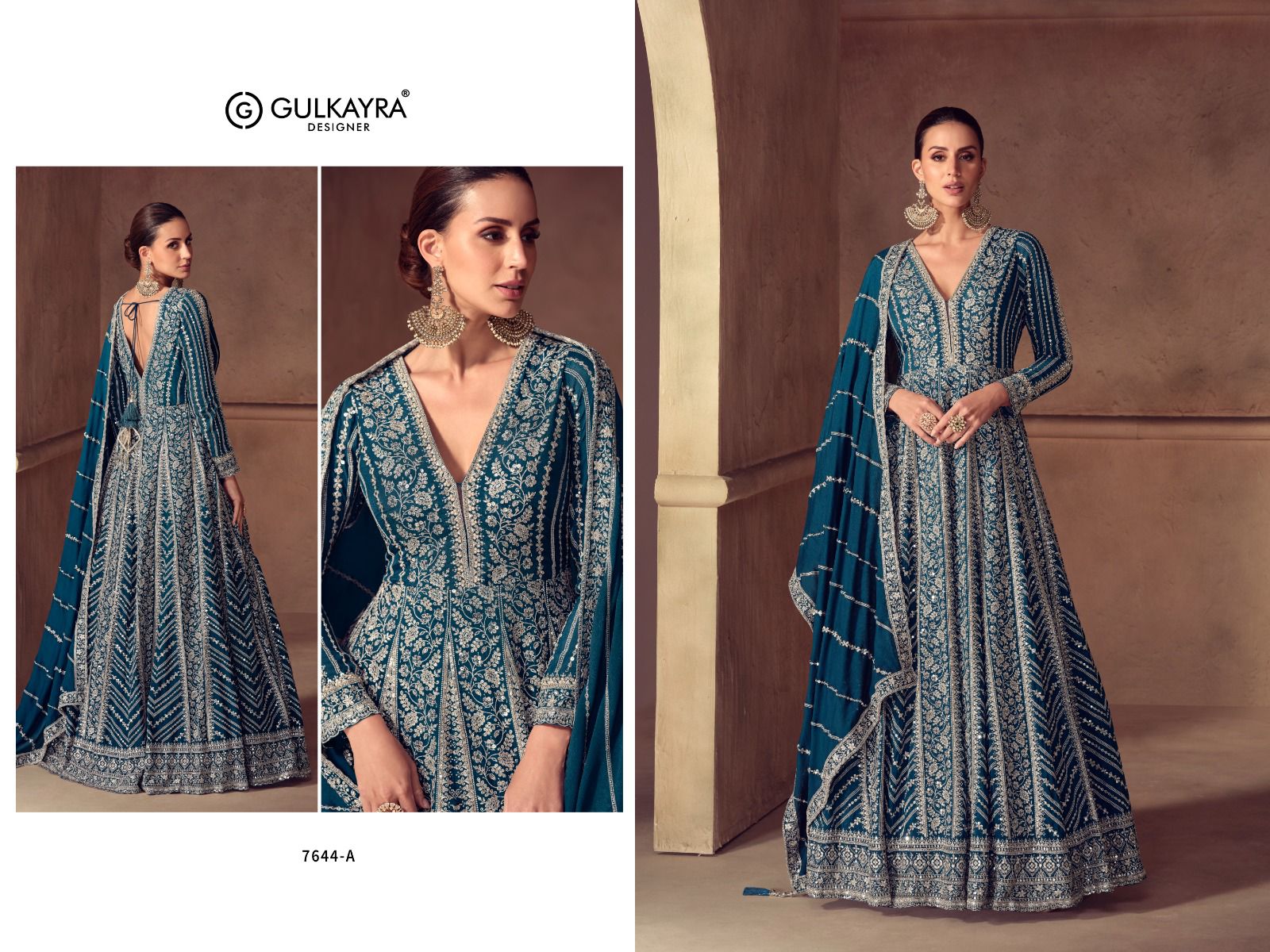 GULKAYRA DESIGNER RIAY READYMADE CHINNON SUITS