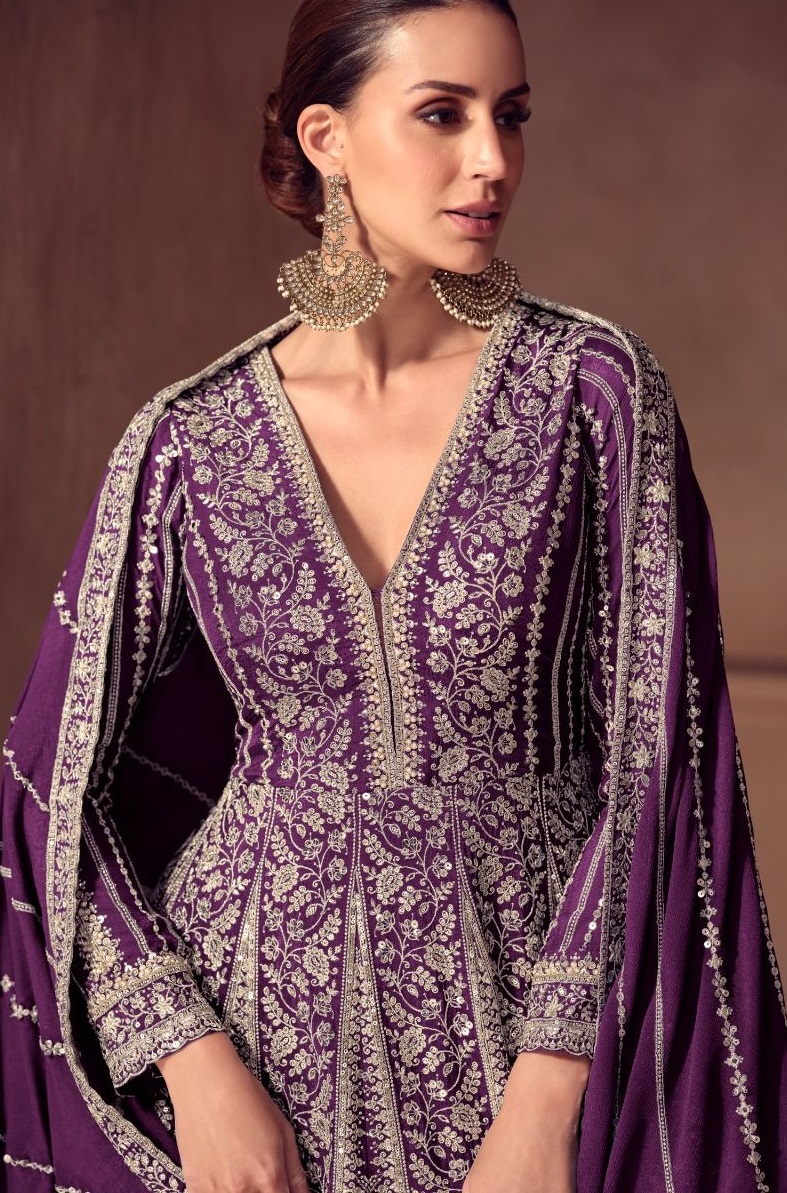 GULKAYRA DESIGNER RIAY READYMADE CHINNON SUITS