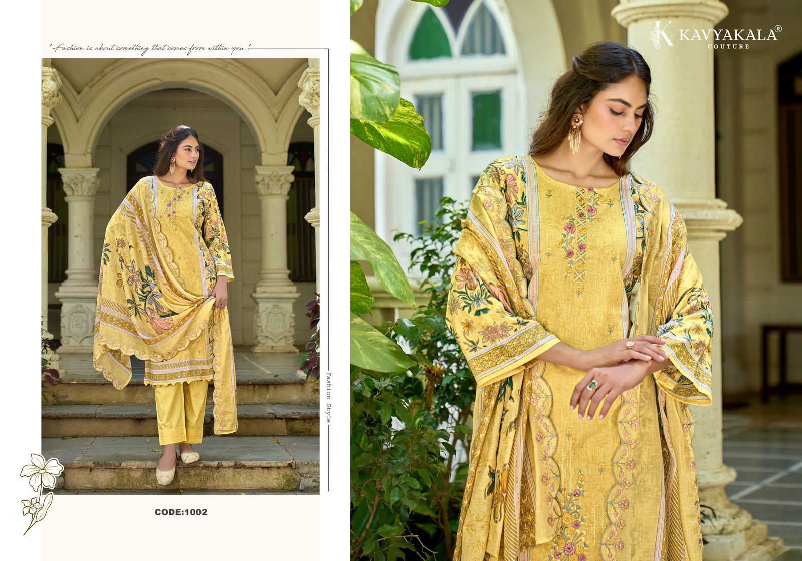 KAVYAKALA COUTURE BIN SAEED VOL 3 CAMBRIC SUITS