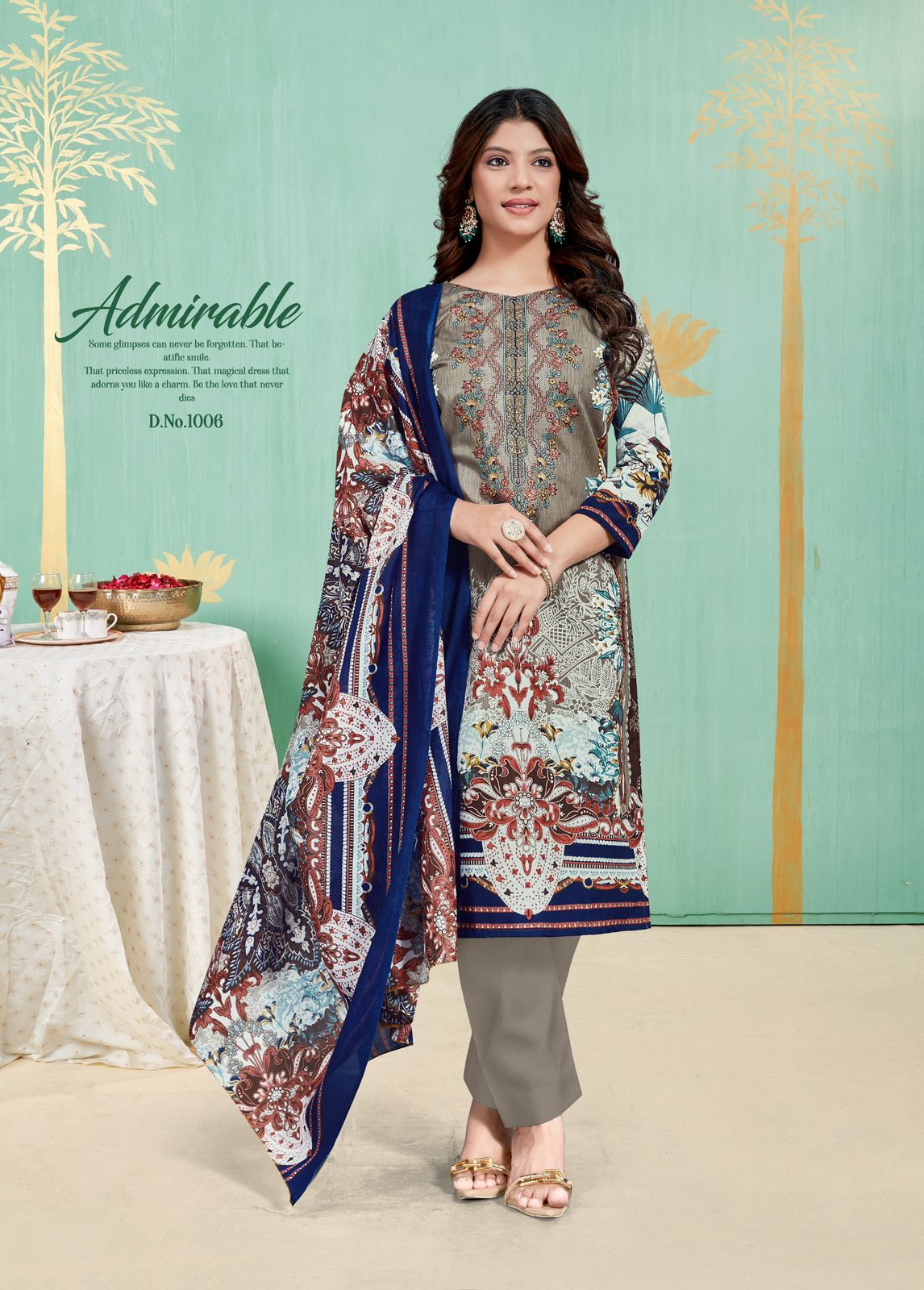 KAVYAKALA COUTURE KHWAB VOL 1 COTTON EMBROIDERY SUITS