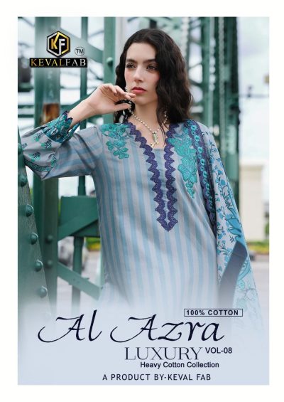 KEVAL FAB AL AZRA VOL 8 LUXURY LAWN COLLECTION