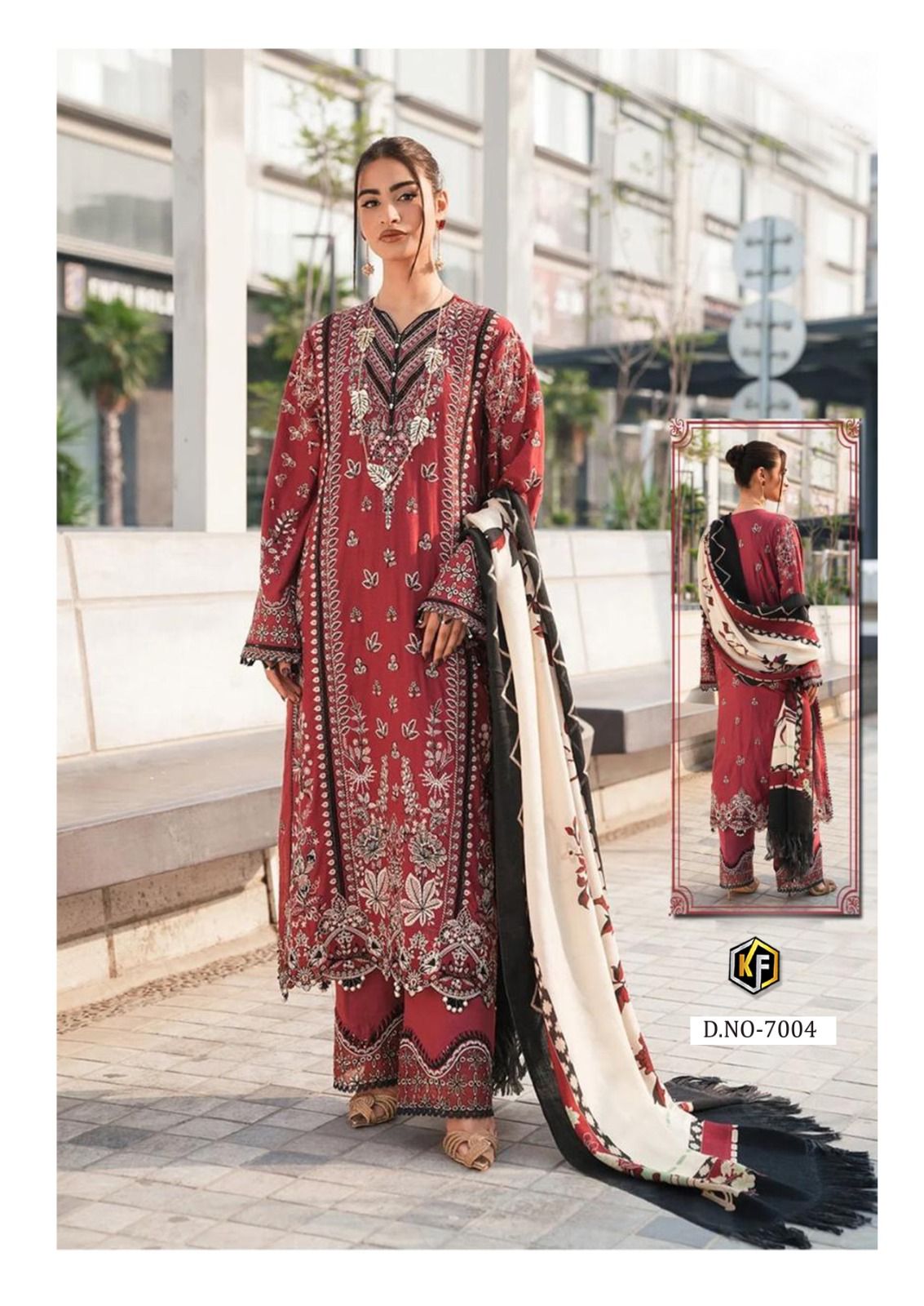 KEVAL FAB QURBAT VOL 7 NX LAWN KARACHI SUITS