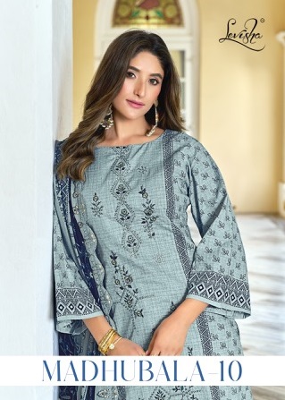 LEVISHA MADHUBALA VOL 10 CAMBRIC LAWN SUITS