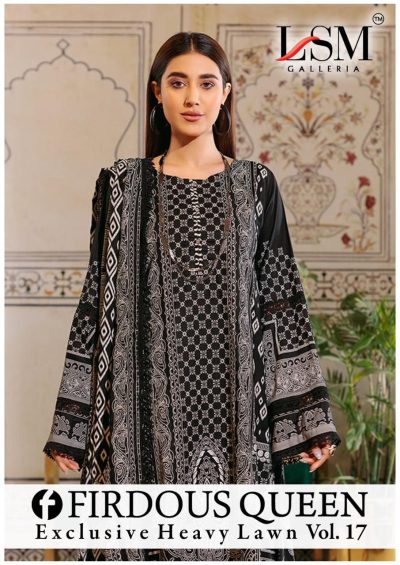 LSM FIRDOUS QUEEN VOL 17 LAWN KARACHI SUITS