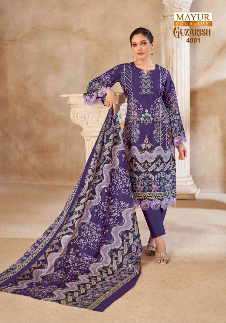 MAYUR CREATION GUZARISH VOL 4 DRESS MATERIAL