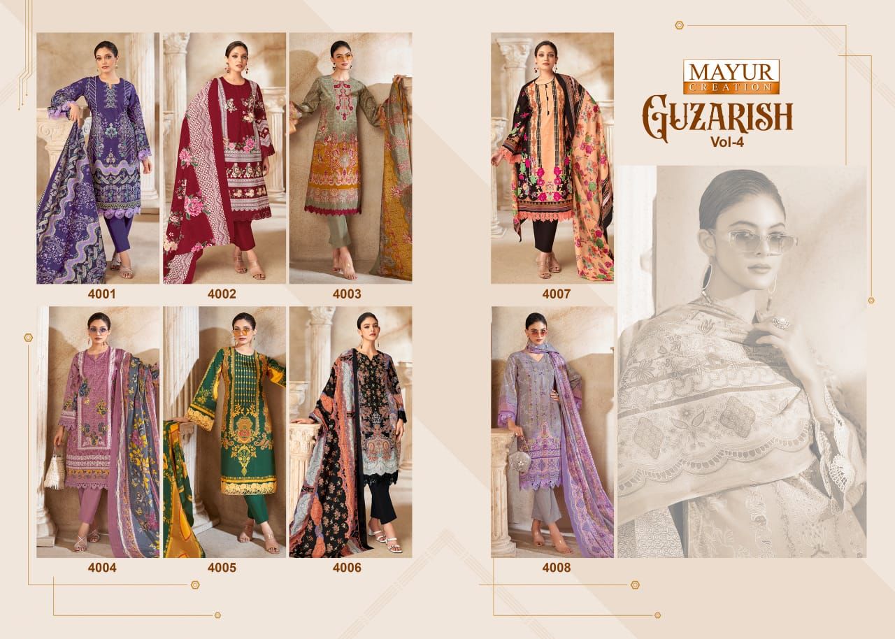 MAYUR CREATION GUZARISH VOL 4 DRESS MATERIAL