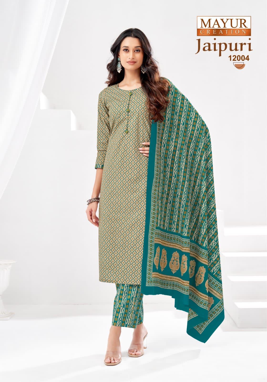 MAYUR CREATION JAIPURI VOL 12 PURE COTTON SUITS