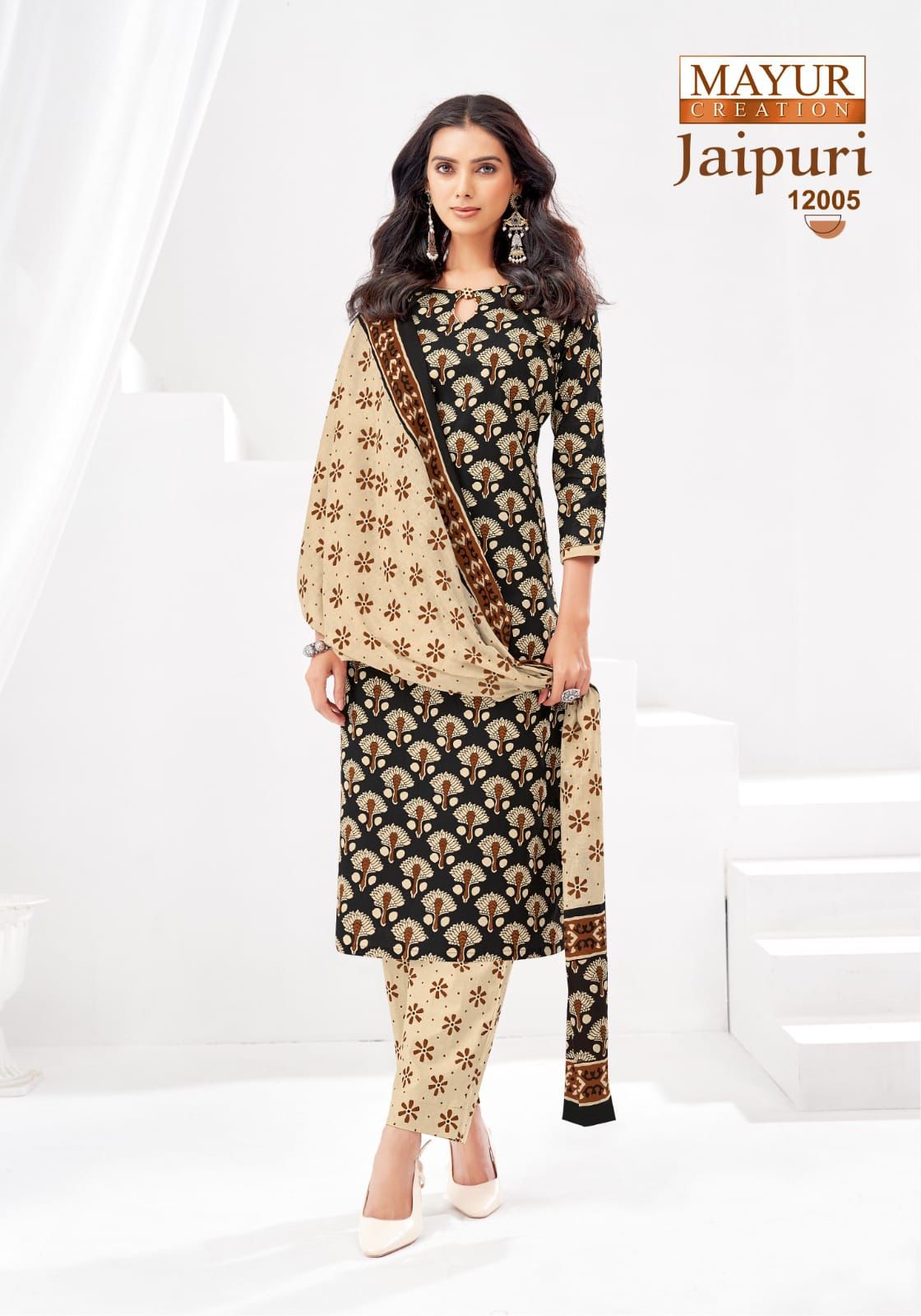 MAYUR CREATION JAIPURI VOL 12 PURE COTTON SUITS