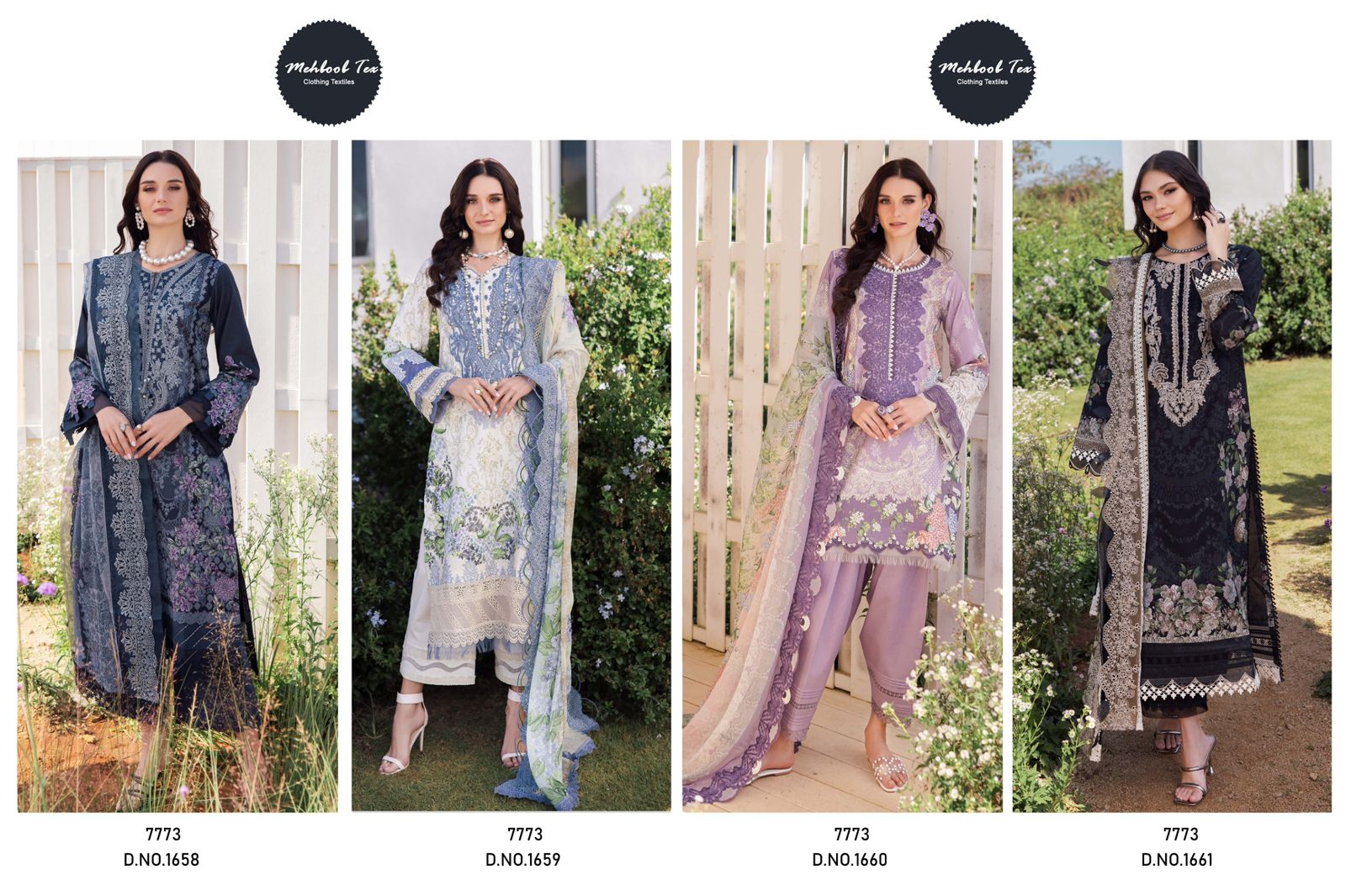 MEHBOOB TEX D.NO 1658-1661 READYMADE