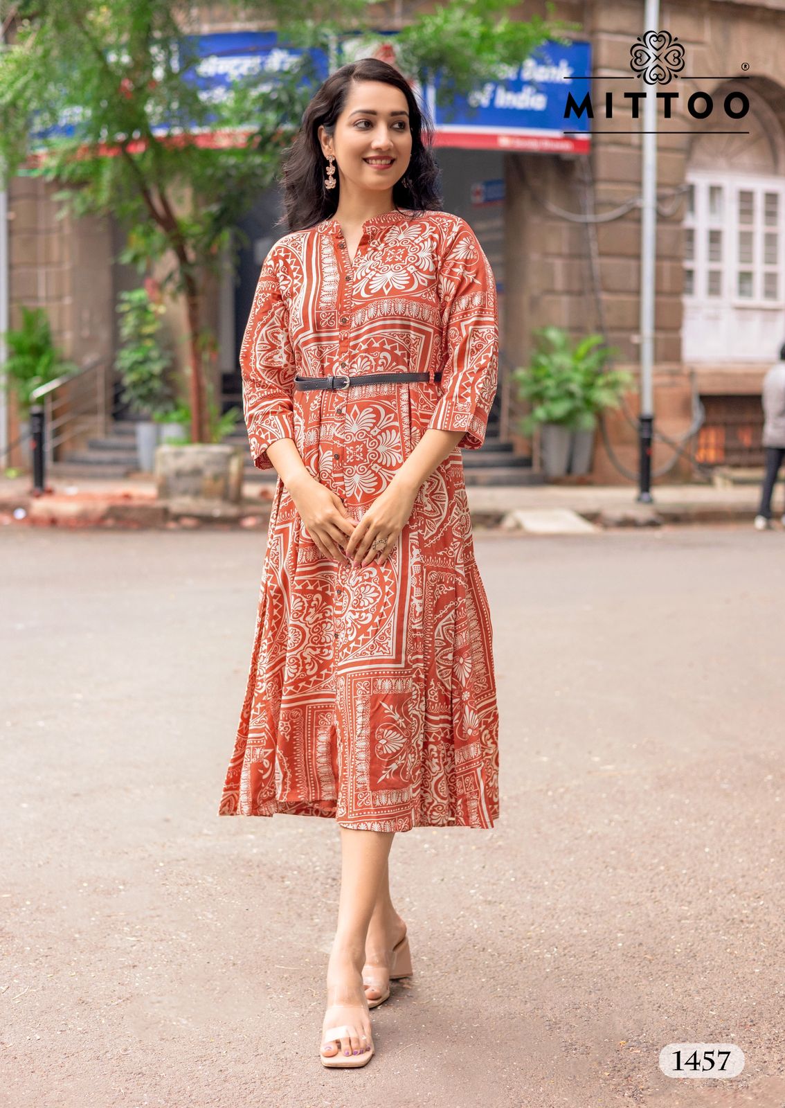 MITTOO BELT VOL 23 REYON PRINTED KURTIS CATALOG
