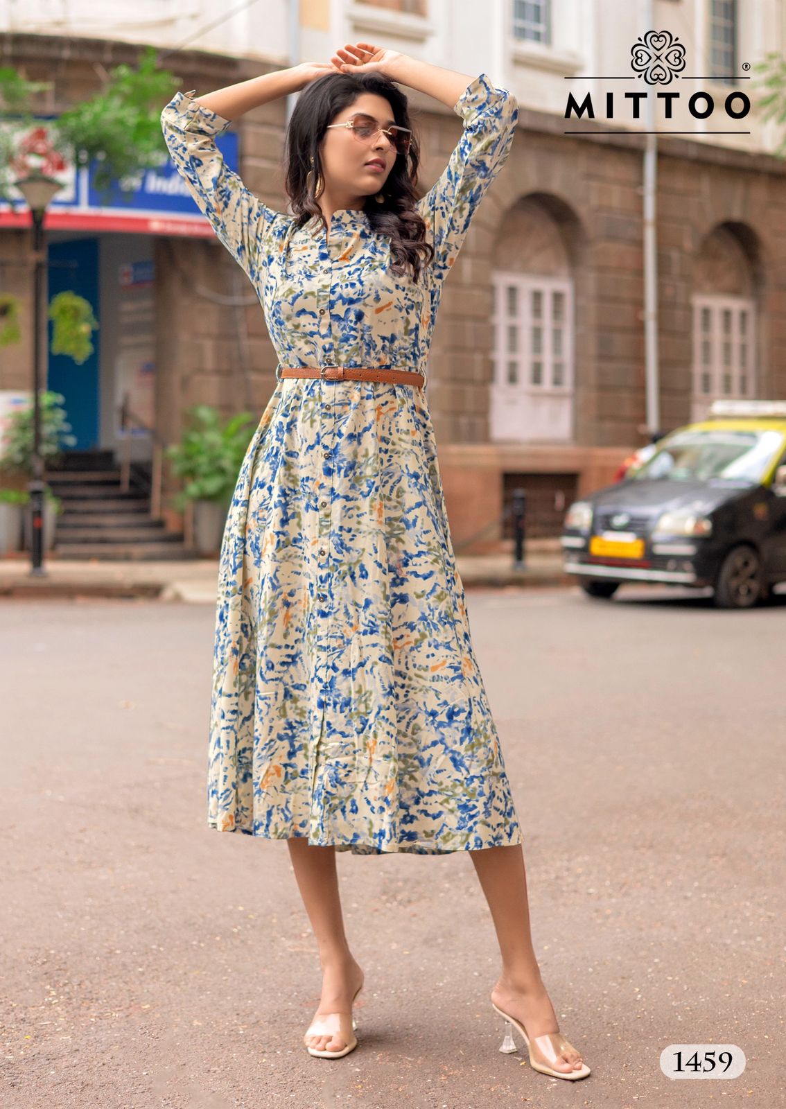 MITTOO BELT VOL 23 REYON PRINTED KURTIS CATALOG