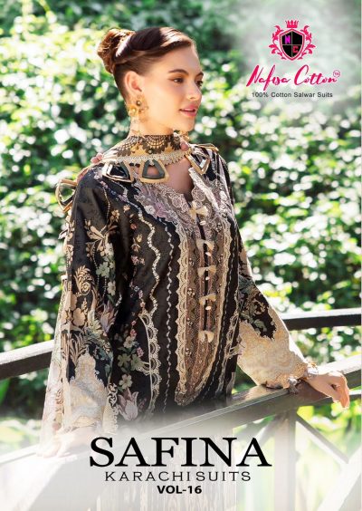 NAFISA COTTON SAFINA VOL 16 KARACHI SUITS