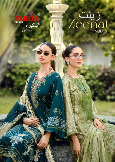 PAKIZA PRINTS ZEENAT VOL 13 KASHMIRI LAWN SUITS