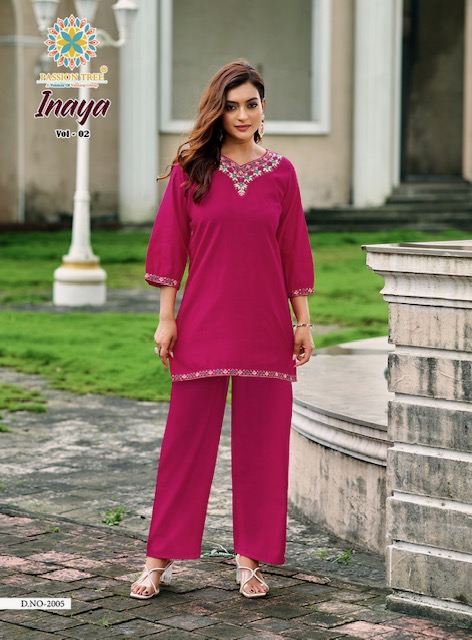 PASSION TREE INAYA VOL 2 READYMADE CORD SETS