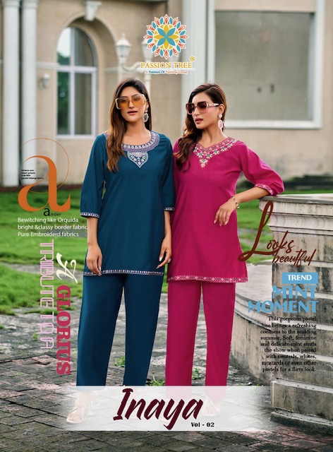 PASSION TREE INAYA VOL 2 READYMADE CORD SETS