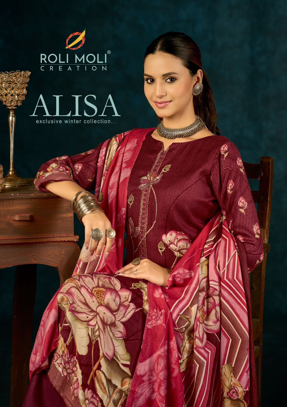 ROLI MOLI ALISA PASHMINA WINTER SUITS CATALOG