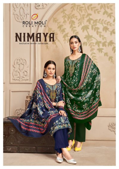 ROLI MOLI NIMAYA PASHMINA WINTER SUITS CATALOG