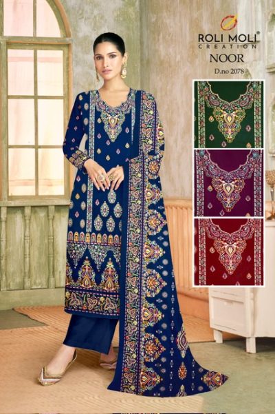 ROLI MOLI NOOR PASHMINA WINTER SUITS CATALOG