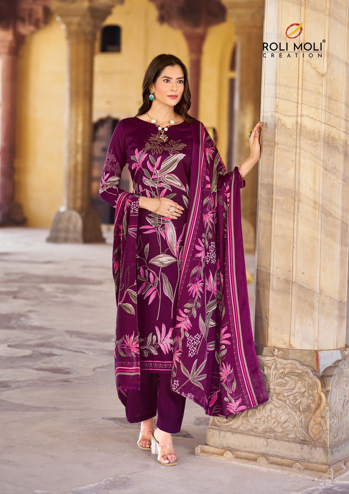 ROLI MOLI NOORA PASHMINA WINTER SUITS CATALOGUE