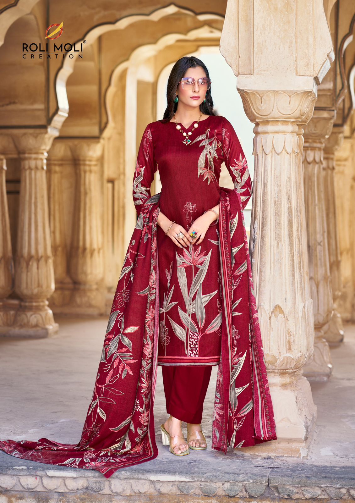 ROLI MOLI NOORA PASHMINA WINTER SUITS CATALOGUE