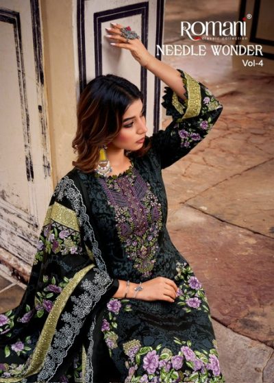 ROMANI NEEDLE WONDER VOL 4 COTTON SUITS CATALOG