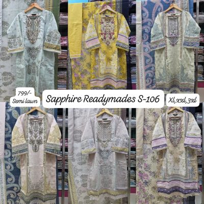 SAPPHIRE JAZMIN READYMADE LAWN SETS
