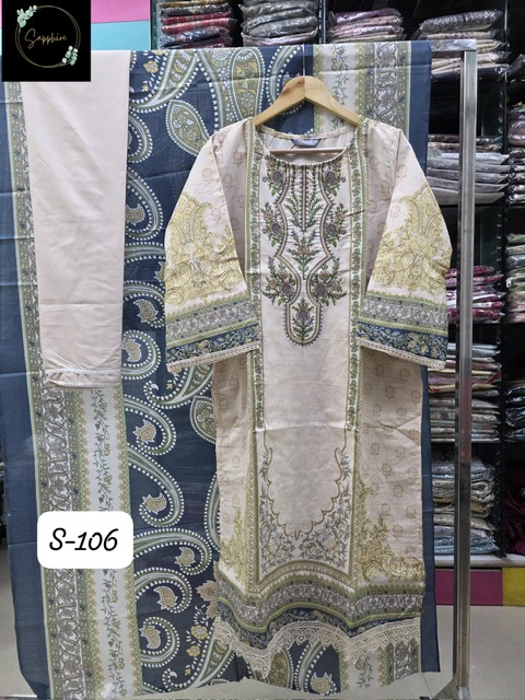 SAPPHIRE S-106 READYMADES LAWN SUITS