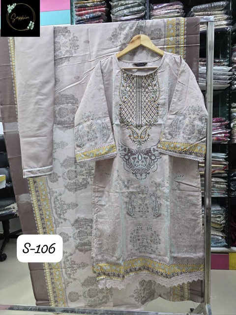 SAPPHIRE S-106 READYMADES LAWN SUITS