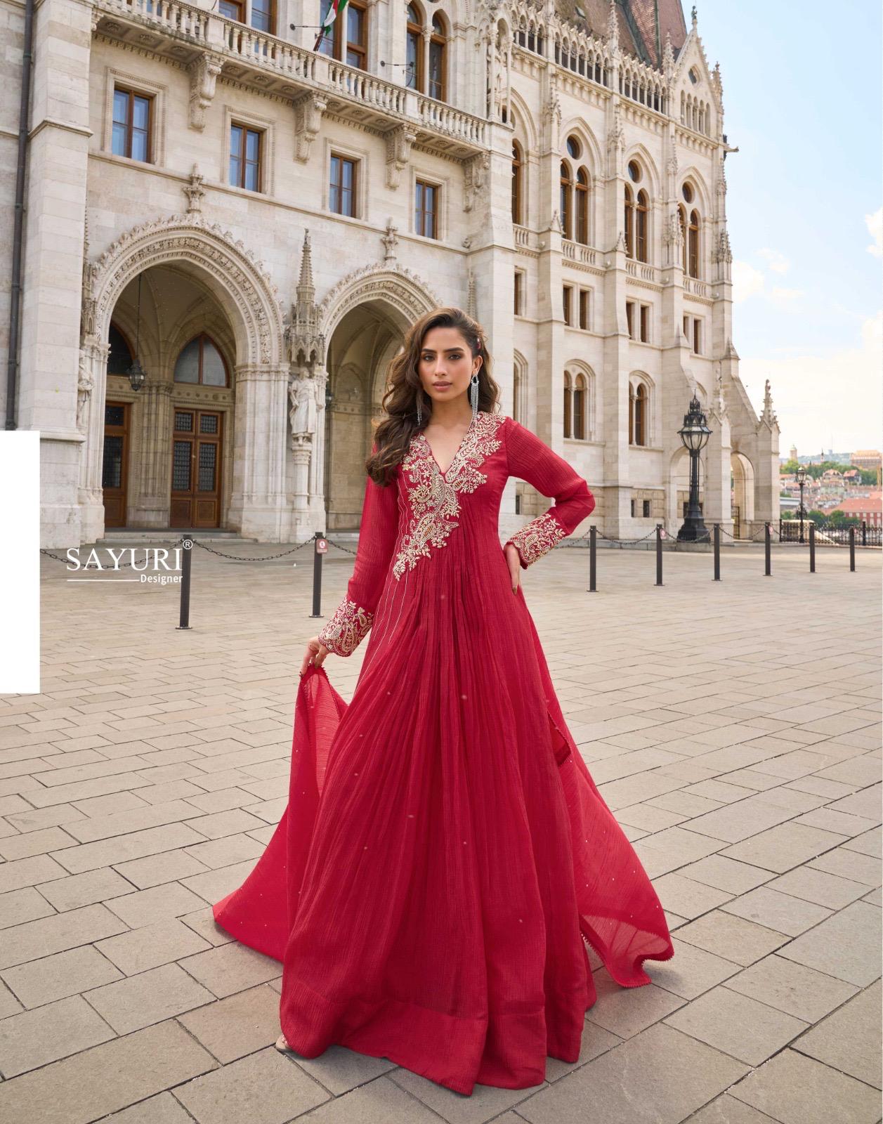 SAYURI DESIGNER JHALAK PARTY WEAR GOWNS