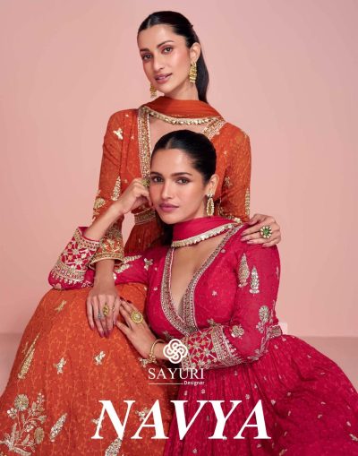 SAYURI DESIGNER NAVYA PARTYWEAR GOWN CATALOG