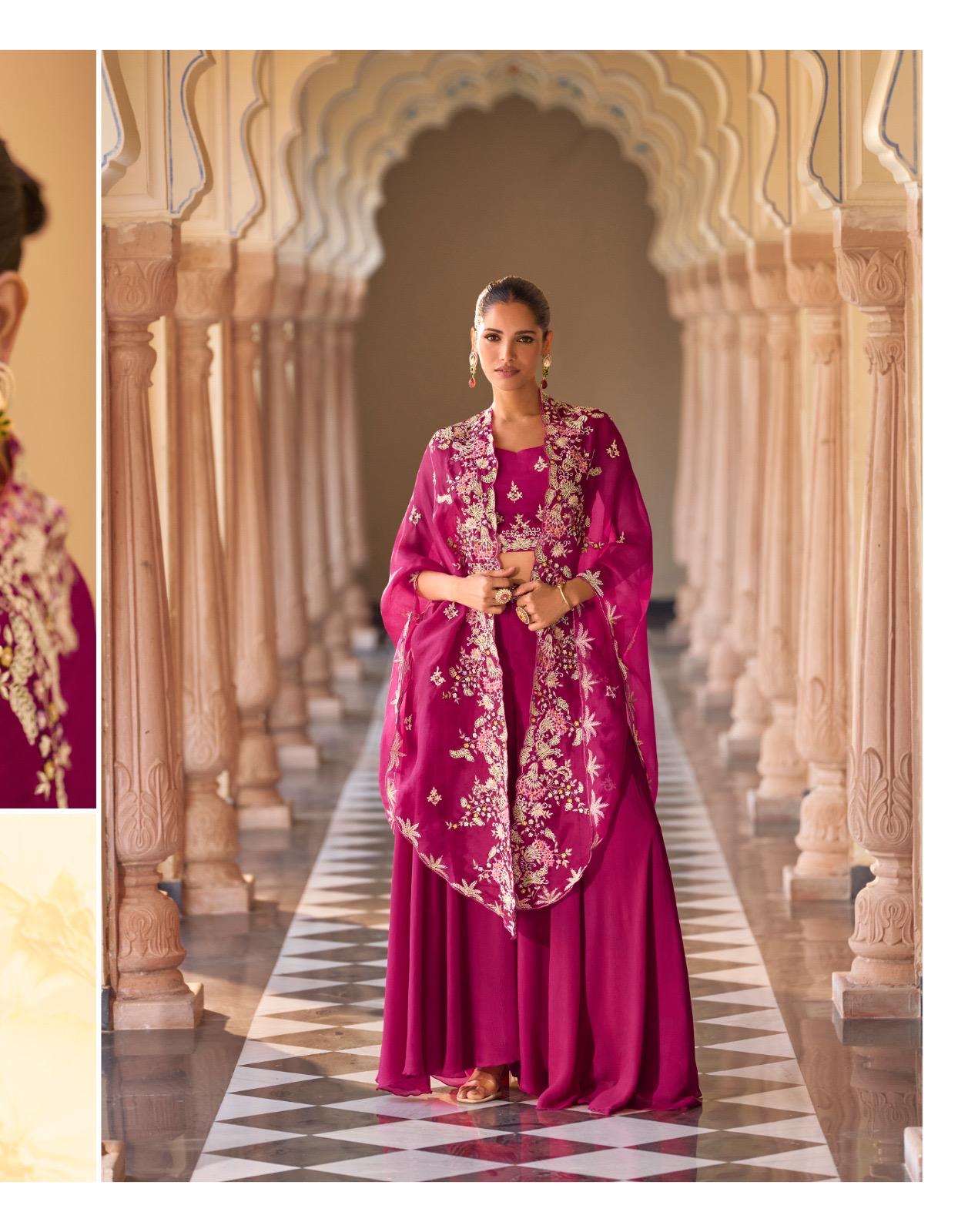SAYURI DESIGNER ROSY PARTY WEAR SUITS