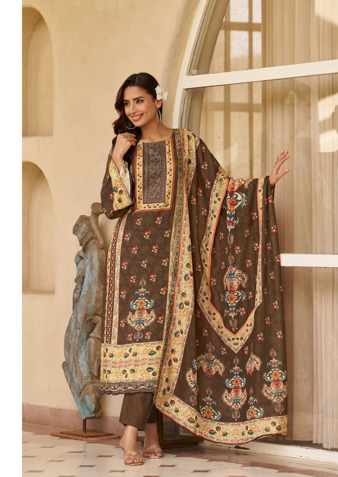 THE HERMITAGE BAGH EDITION 5 VISCOSE LAWN SUITS