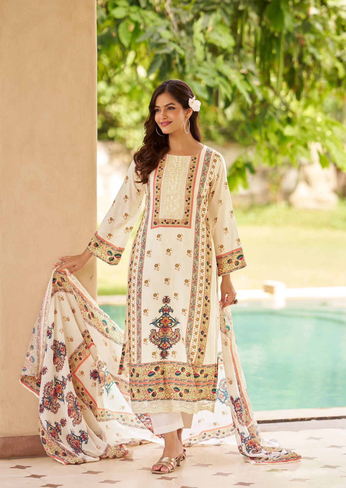 THE HERMITAGE BAGH EDITION 5 VISCOSE LAWN SUITS