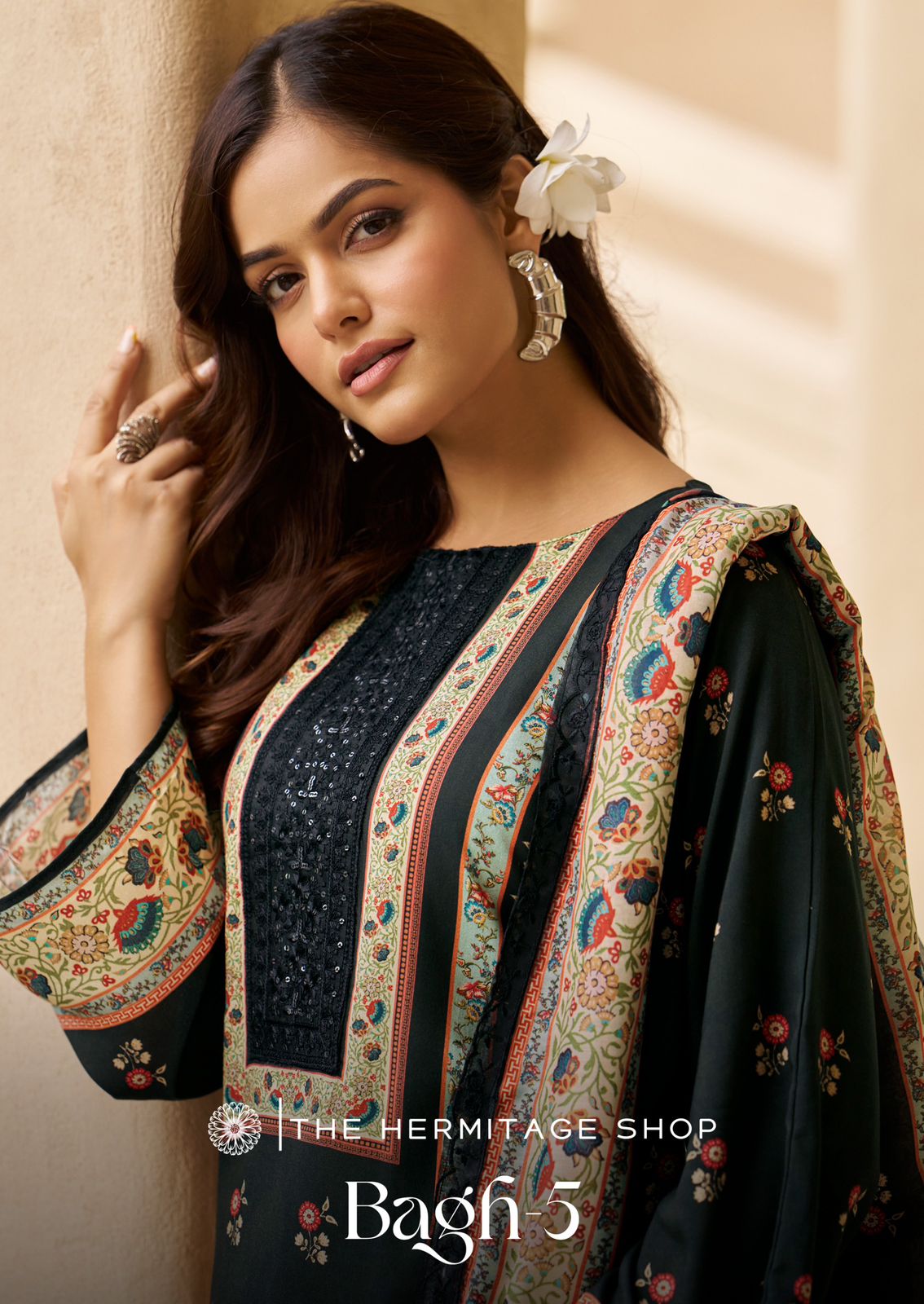 THE HERMITAGE BAGH EDITION 5 VISCOSE LAWN SUITS