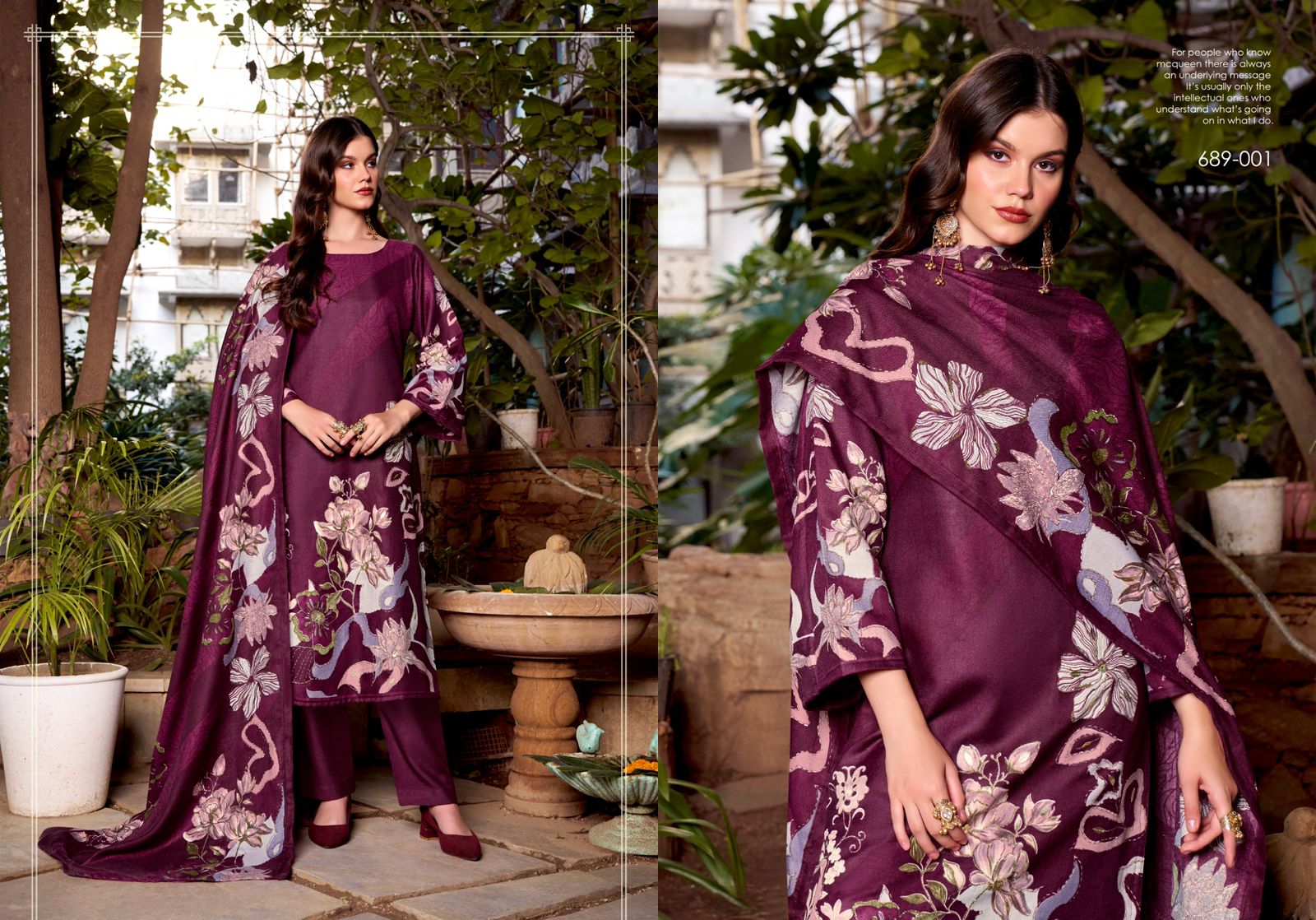 ZULFAT DESIGNER ANTARA PASHMINA WOOLLEN SUITS