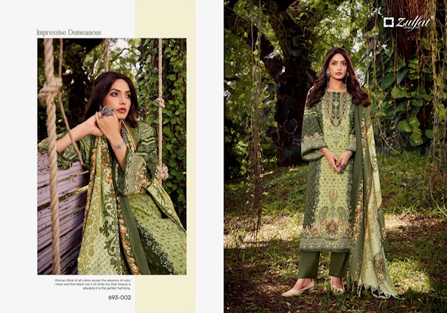 ZULFAT DESIGNER SAKINA PURE WOOLLEN PASHMINA SUITS