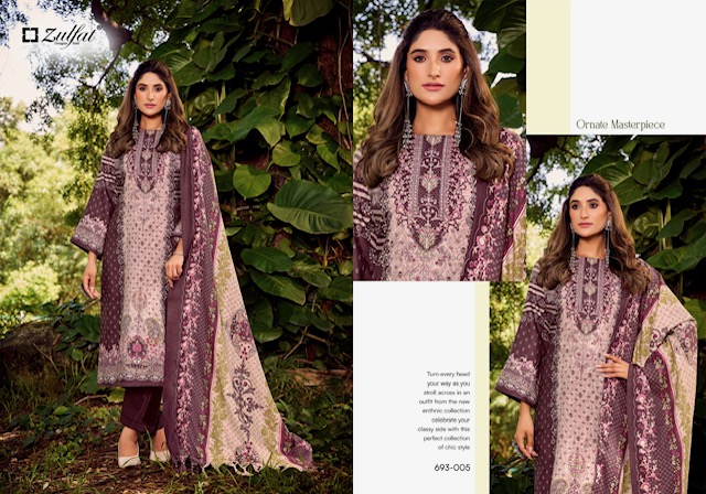 ZULFAT DESIGNER SAKINA PURE WOOLLEN PASHMINA SUITS