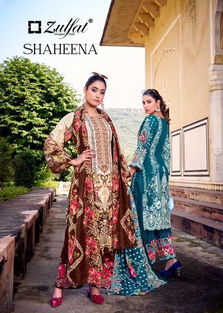 ZULFAT DESIGNER SHAHEENA HANDWORK SUITS