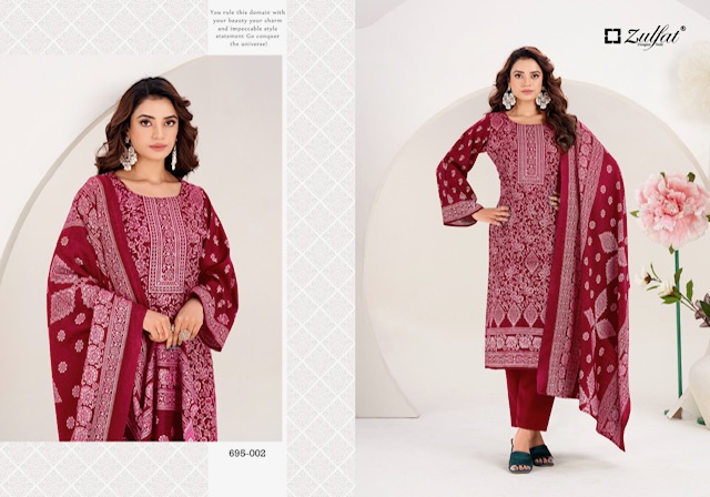 ZULFAT DESIGNER SUFI PASHMINA WOOLLEN SUITS