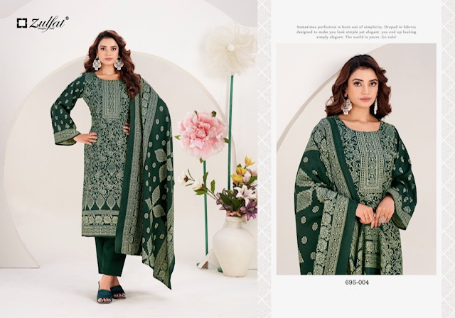 ZULFAT DESIGNER SUFI PASHMINA WOOLLEN SUITS