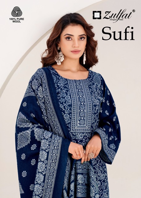 ZULFAT DESIGNER SUFI PASHMINA WOOLLEN SUITS