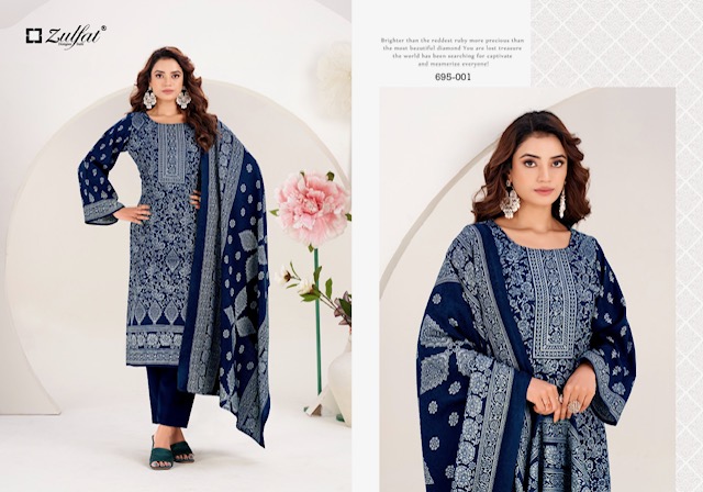 ZULFAT DESIGNER SUFI PASHMINA WOOLLEN SUITS