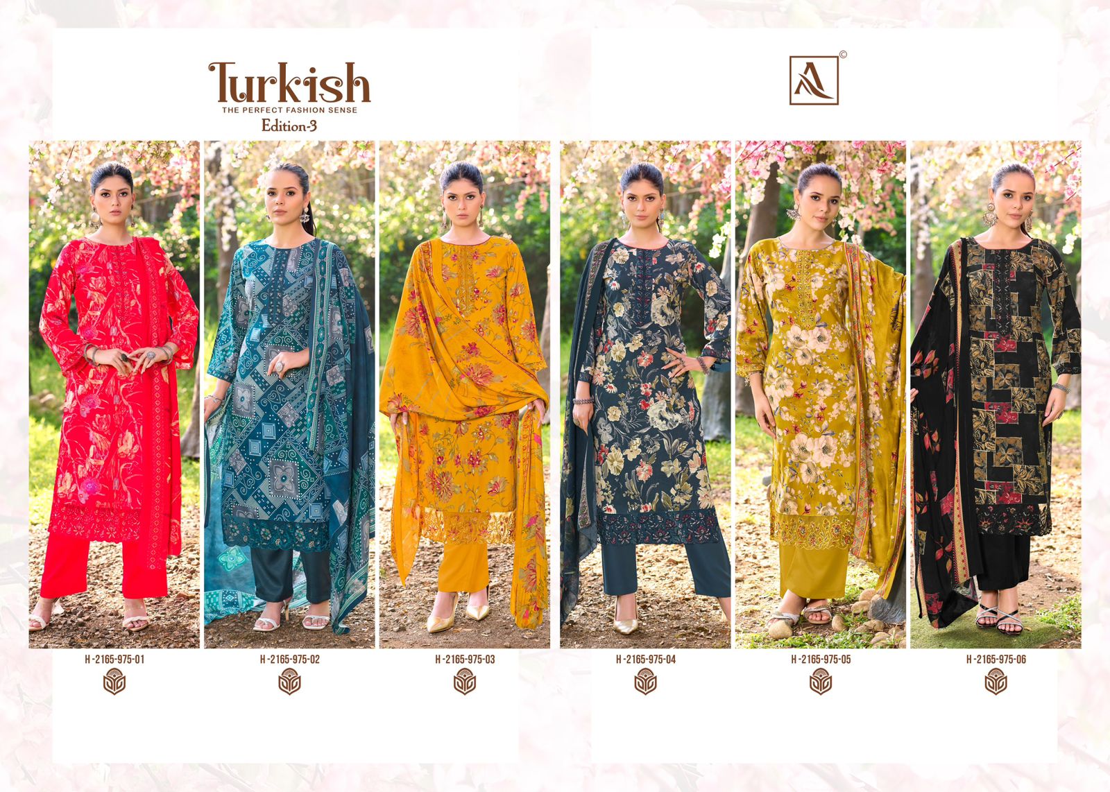ALOK SUITS TURKISH EDITION 3 SUITS CATALOG