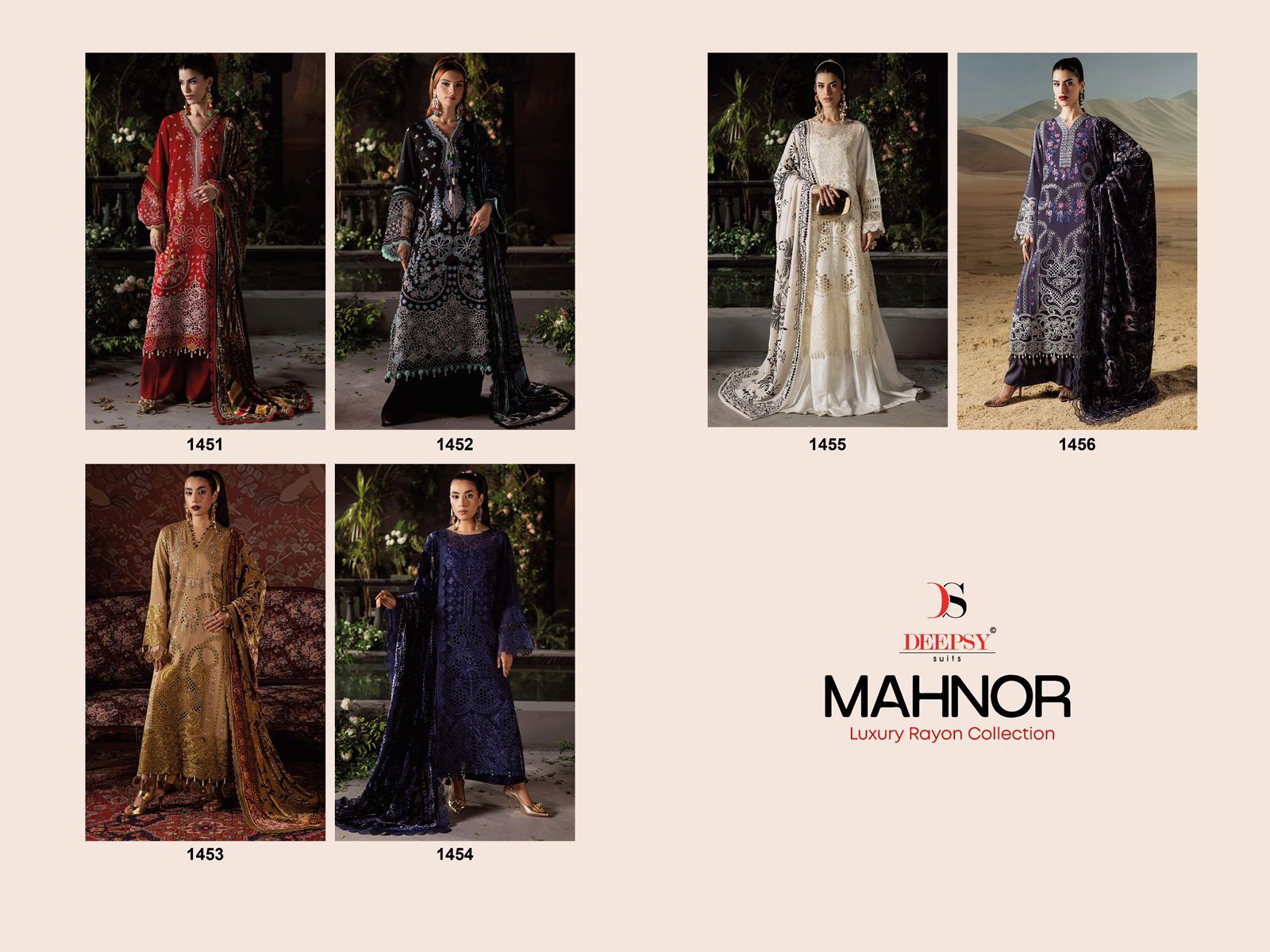 DEEPSY SUITS MAHNOOR LUXURY RAYON COLLECTION