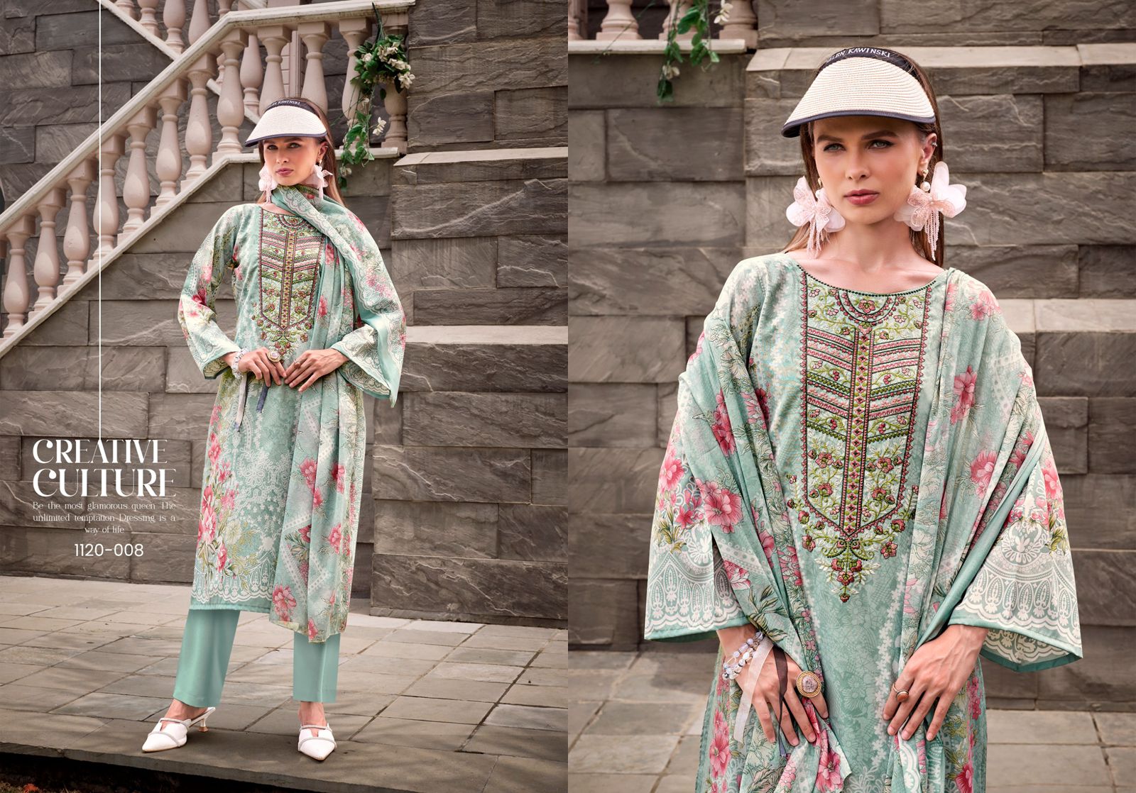 ROMANI NEEDLE WONDER VOL 5 PURE COTTON SUITS