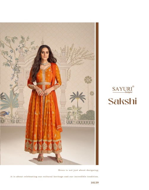 SAYURI DESIGNER SAKSHI READYMADE SUITS