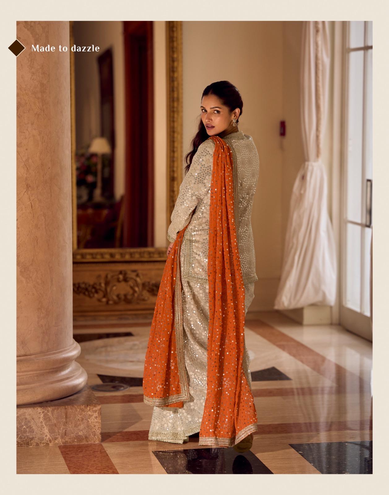 SAYURI DESIGNER SWAROSKI PREMIUM GEORGETTE SUITS