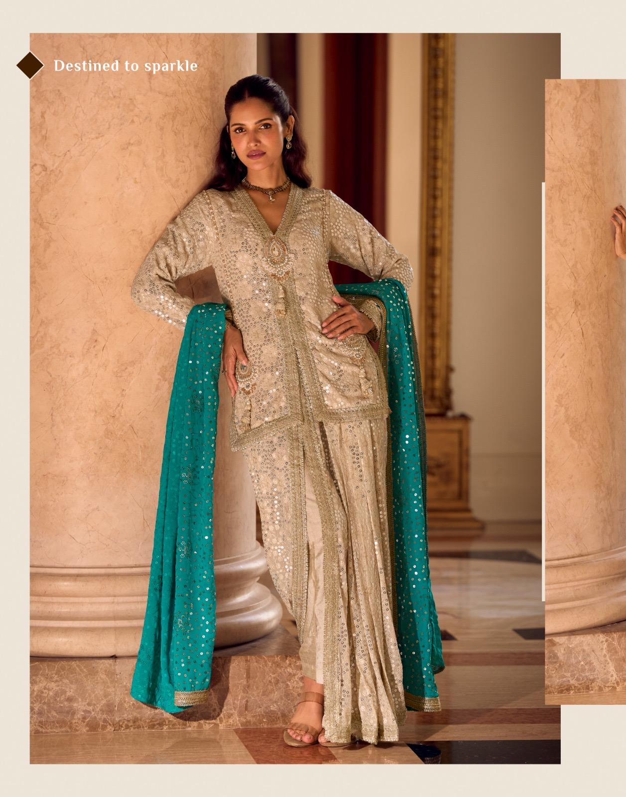 SAYURI DESIGNER SWAROSKI PREMIUM GEORGETTE SUITS