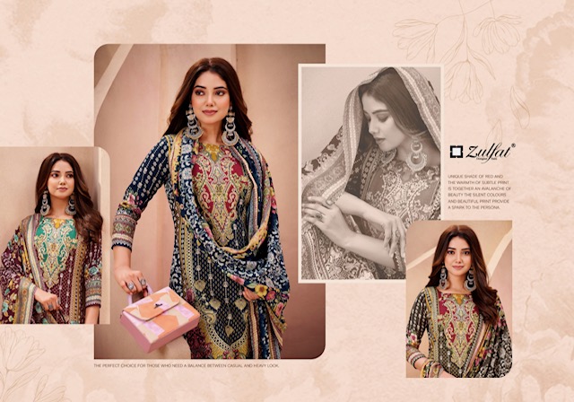 ZULFAT DESIGNER AFSANA PASHMINA WOOLLEN SUITS
